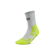 Șosete compresie hiking CEP Hiking Mid Cushion W - gri/lime acid