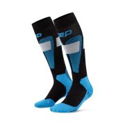 Șosete compresie schi CEP Ski Merino 3.0 - negru/albastru | compresie schi