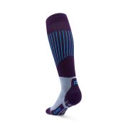 Șosete compresie schi CEP Ski Ultralight 3.0 - mov închis/albastru | compresie schi