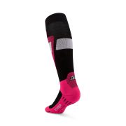 Șosete compresie schi femei CEP Ski Merino 3.0 - negru/roz | compresie schi