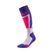Șosete compresie schi femei CEP Ski Thermo 4.0 - mov/roz | compresie schi
