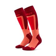 Șosete compresie schi femei CEP Ski Thermo 4.0 - roșu/coral | compresie schi