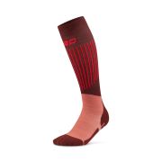 Șosete compresie schi femei CEP Ski Ultralight 3.0 - maro/roșu închis | compresie schi