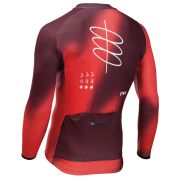 Tricou ciclism Northwave Blade lung roșu/bordo