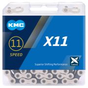 Lanț Kmc X11 11s 1/2 x 11/128 118L argintiu/negru