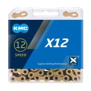 Lanț Kmc 12 vit. X12 1/2x11/128 126L argintiu/negru