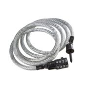Antifurt Cablu KRYPTONITE Keeper 712 Combo - 7mm/120cm - Silver