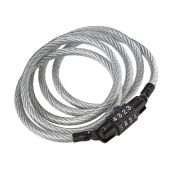 Antifurt Cablu KRYPTONITE Keeper 712 Combo - 7mm/120cm - Silver