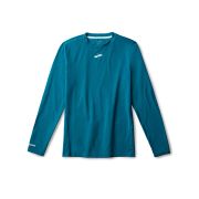 Brooks High Point Long Sleeve – Bluză de alergare trail cu mânecă lungă, lână merinos - Albastru