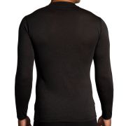 Brooks High Point Long Sleeve – Bluză de alergare trail cu mânecă lungă, lână merinos - Negru