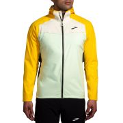 Brooks High Point Waterproof Jacket – Geacă impermeabilă de alergare trail - Galben