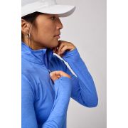 Brooks Dash 1/2 Zip 2.0 W – Bluză de alergare cu fermoar scurt - Albastru (483)