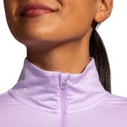 Brooks Dash 1/2 Zip 2.0 W – Bluză de alergare cu fermoar scurt - Mov