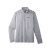 Brooks Dash 1/2 Zip 2.0 – Bluză de alergare cu fermoar scurt - Gri