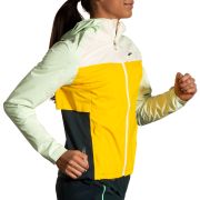 Brooks High Point Waterproof Jacket W – Geacă impermeabilă de alergare trail - Galben (761)