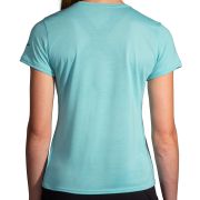 Brooks Distance Short Sleeve 3.0 W – Tricou de alergare pentru zi de zi - Albastru