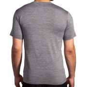 Brooks Luxe Short Sleeve – Tricou de alergare foarte moale - Gri