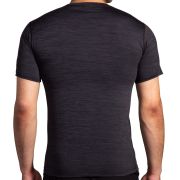 Brooks Luxe Short Sleeve – Tricou de alergare foarte moale - Negru