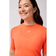 Brooks High Point Short Sleeve W – Tricou de alergare trail, lână merinos - Roșu