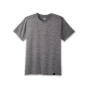 Brooks Luxe Short Sleeve – Tricou de alergare foarte moale - Gri