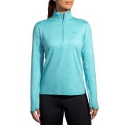 Brooks Dash 1/2 Zip 2.0 W – Bluză de alergare cu fermoar scurt - Albastru (427)