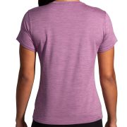 Brooks Luxe Short Sleeve W – Tricou de alergare foarte moale - Mov
