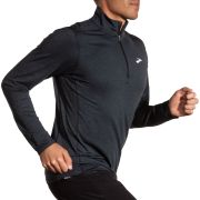 Brooks Dash 1/2 Zip 2.0 – Bluză de alergare cu fermoar scurt - Negru