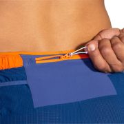 Brooks High Point 7" Short – Pantaloni scurți de alergare trail 2 în 1, 7" - Albastru