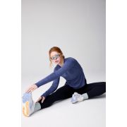 Brooks Luxe Long Sleeve W – Bluză de alergare cu mânecă lungă, foarte moale - Albastru