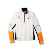 Brooks Run Visible 1/2 Zip 2.0 W – Bluză de alergare reflectorizantă cu fermoar - Portocaliu