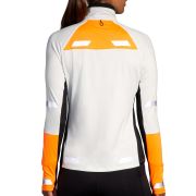 Brooks Run Visible 1/2 Zip 2.0 W – Bluză de alergare reflectorizantă cu fermoar - Portocaliu