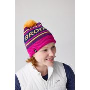 Brooks Heritage Pom Beanie – Căciulă de alergare cu ciucure - Mov