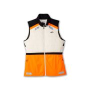 Brooks Run Visible Insulated Vest 2.0 W – Vestă de alergare reflectorizantă, izolată - Portocaliu