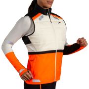 Brooks Run Visible Insulated Vest 2.0 W – Vestă de alergare reflectorizantă, izolată - Portocaliu
