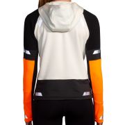 Brooks Run Visible Thermal Hoodie 2.0 W – Hanorac termic de alergare reflectorizant - Portocaliu