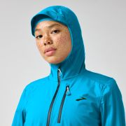 Brooks High Point Waterproof Jacket 2 W – Geacă impermeabilă de alergare trail - Albastru