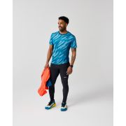 Brooks Atmosphere Short Sleeve 3.0 – Tricou de alergare ușor cu protecție UV - Albastru (416)