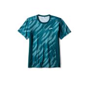 Brooks Atmosphere Short Sleeve 3.0 – Tricou de alergare ușor cu protecție UV - Albastru (416)