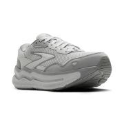 Brooks Ghost Max SE W – Pantofi alergare cu amortizare înaltă, piele întoarsă - Gri
