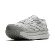 Brooks Ghost Max SE W – Pantofi alergare cu amortizare înaltă, piele întoarsă - Gri