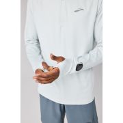Brooks Dash 1/4 Zip 3.0 – Bluză de alergare cu fermoar scurt - Gri
