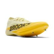 Brooks Hyperion Elite LD 2 – Pantofi cu cuie pentru pistă, fond - Galben