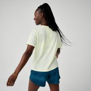Brooks Graphic Short Sleeve W – Tricou sport cu imprimeu - Galben