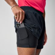 Brooks Dash 2-in-1 Short – Pantaloni scurți de alergare 2 în 1 - Negru