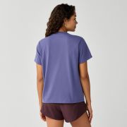 Brooks Graphic Short Sleeve W – Tricou sport cu imprimeu - Mov