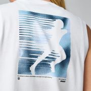 Brooks Graphic Tank W – Maiou sport cu imprimeu - Alb