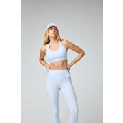 Brooks Chaser Padded Bra W – Bustieră sport cu susținere medie, cu cupe - Albastru