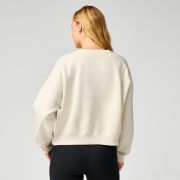 Brooks Movement Cropped Sweatshirt W – Bluză scurtă lejeră - Alb