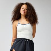 Brooks Movement Built-In Bra Tank W – Maiou cu bustieră integrată - Alb
