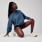 Brooks Movement Cropped Sweatshirt W – Bluză scurtă lejeră - Albastru